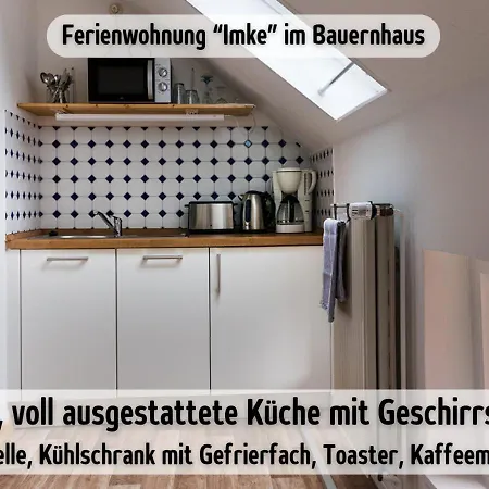 Apartament Wisch-hof - Ideal Fuer Radfahrer - Viel Platz Drinnen & Draussen, Kleinkindausstattung, Radwege Ab Hof - 3,5 Km & Viele Ausflugsziele Fuer Jedes Wetter